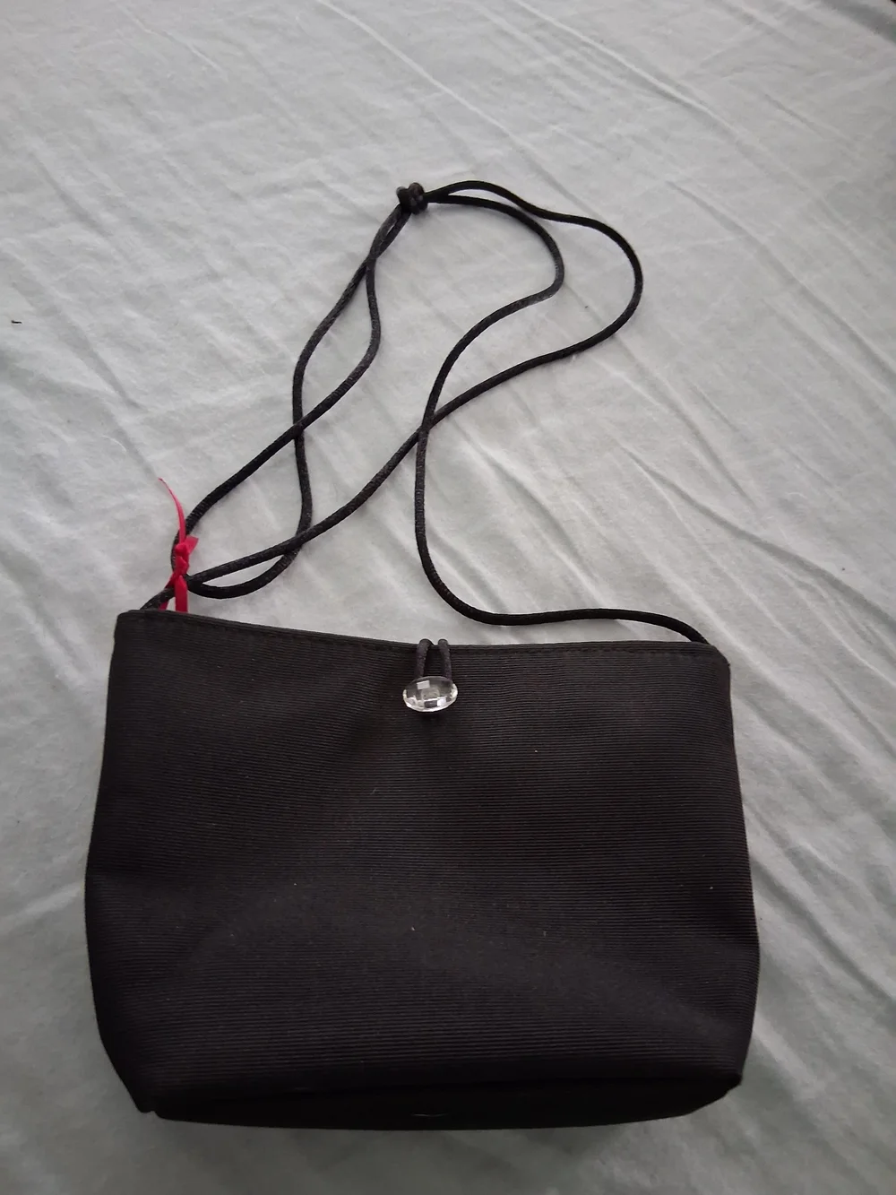 Victoria's Secret Black Crossbody Bag with Clear Accent